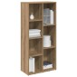 vidaXL Ντουλάπι βιβλίων Βελανιδιά τεχνίτη 50x25x104 cm