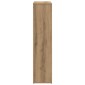 vidaXL Ντουλάπι βιβλίων Βελανιδιά τεχνίτη 50x25x104 cm