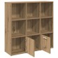 vidaXL Βιβλιοθήκη Artisan Δρυς 98x29x97,5 εκ. Επεξεργασμένο Ξύλο