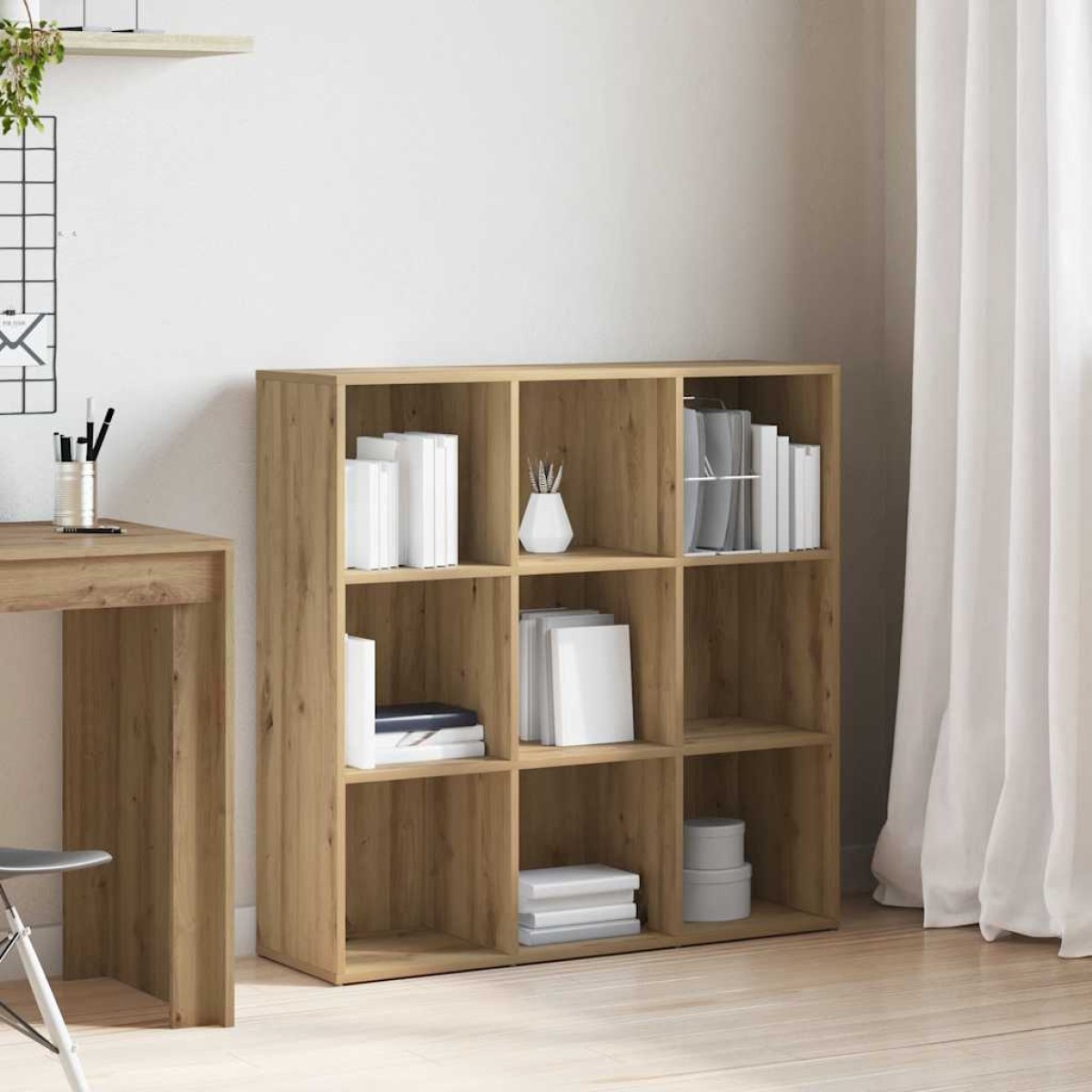 vidaXL Ντουλάπι βιβλίων Βελανιδιά τεχνίτη 98x29x97,5 cm