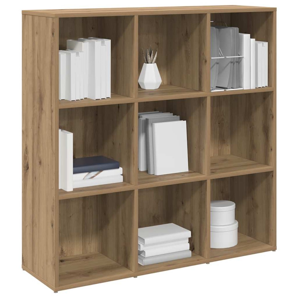 vidaXL Ντουλάπι βιβλίων Βελανιδιά τεχνίτη 98x29x97,5 cm