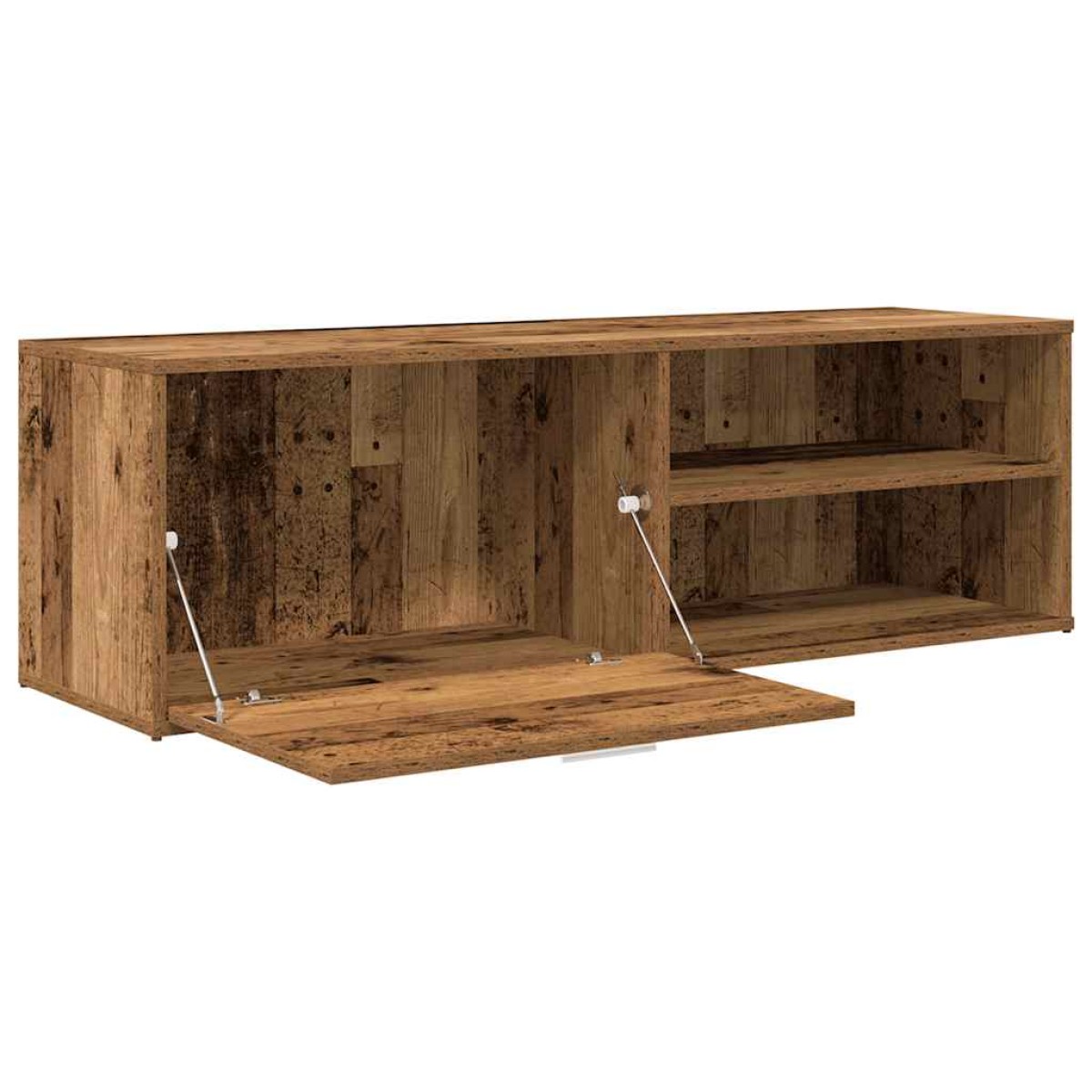 vidaXL Έπιπλο Τηλεόρασης Παλιό Ξύλο 120 x 34 x 37 εκ. από Μοριοσανίδα