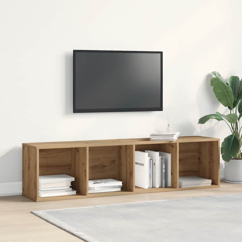 vidaXL Έπιπλο Τηλεόρασης Τεχνίτης Δρυς 120x34x37 εκ. Επεξ. Ξύλο