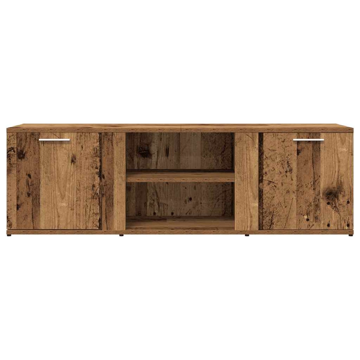 vidaXL Έπιπλο Τηλεόρασης Παλιό Ξύλο 120 x 34 x 37 εκ. από Μοριοσανίδα