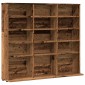 vidaXL Ντουλάπι CD Παλιό ξύλο 100x23x89,5 cm Ξύλο μηχανικής κατασκευής