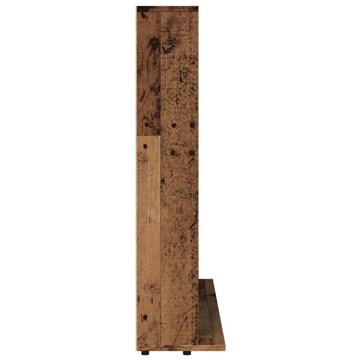 vidaXL Ντουλάπι CD Παλιό ξύλο 100x23x89,5 cm Ξύλο μηχανικής κατασκευής