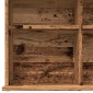 vidaXL Ντουλάπι CD Παλιό ξύλο 100x23x89,5 cm Ξύλο μηχανικής κατασκευής