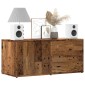 ντουλάπι τηλεόρασης vidaXL Παλιό ξύλο 80x34x35,5cm Κατασκευασμένο ξύλο