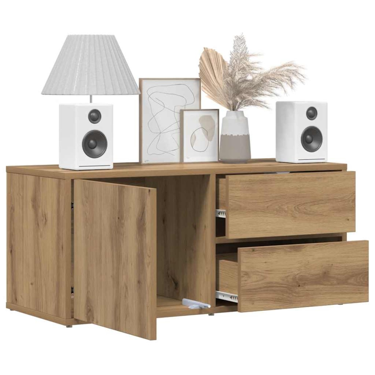 vidaXL Ντουλάπι τηλεόρασης Artisan Oak Κατασκευασμένο ξύλο