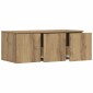 ντουλάπι τηλεόρασης vidaXL Artisan Oak 80x34x30 cm Κατασκευασμένο ξύλο