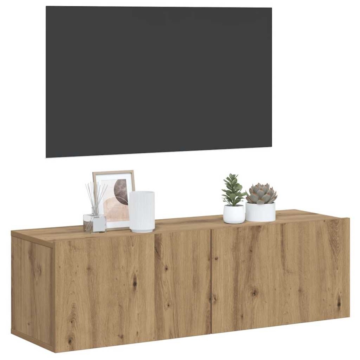 vidaXL Επίτοιχο ντουλάπι τηλεόρασης Artisan Oak 80x30x30 cm