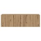 vidaXL Επίτοιχο ντουλάπι τηλεόρασης Artisan Oak 80x30x30 cm