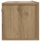 vidaXL Επίτοιχο ντουλάπι τηλεόρασης Artisan Oak 80x30x30 cm