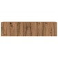 vidaXL Ντουλάπι Τηλεόρασης Τοίχου Artisan Δρυς 120x30x30 εκ Επ. Ξύλο