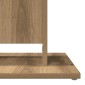 vidaXL Τραπέζι Bistro Χρώμα Τεχνίτης Δρυς 60 x 60 x 75 εκ. Μοριοσανίδα