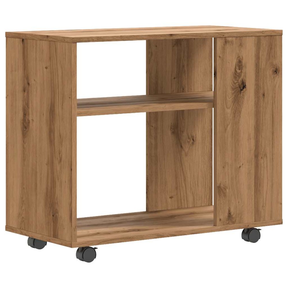 vidaXL Side Table Artisan Oak 70x35x60,5 cm Κατασκευασμένο ξύλο