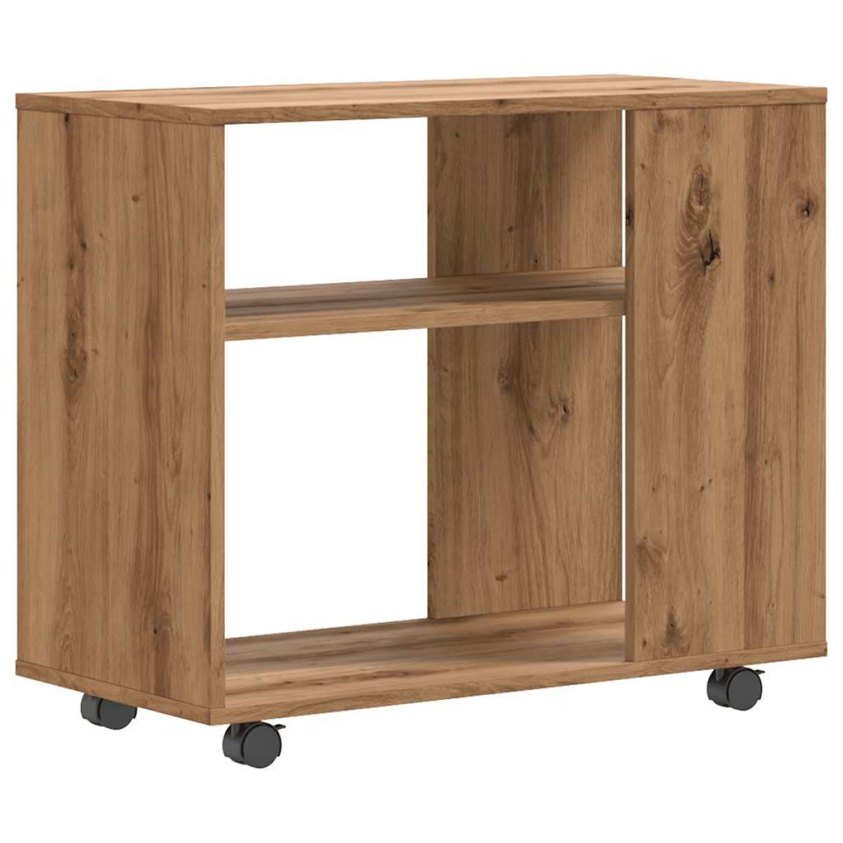 vidaXL Side Table Artisan Oak 70x35x60,5 cm Κατασκευασμένο ξύλο