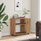vidaXL Side Table Artisan Oak 70x35x60,5 cm Κατασκευασμένο ξύλο
