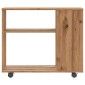 vidaXL Side Table Artisan Oak 70x35x60,5 cm Κατασκευασμένο ξύλο