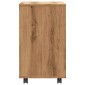 vidaXL Side Table Artisan Oak 70x35x60,5 cm Κατασκευασμένο ξύλο