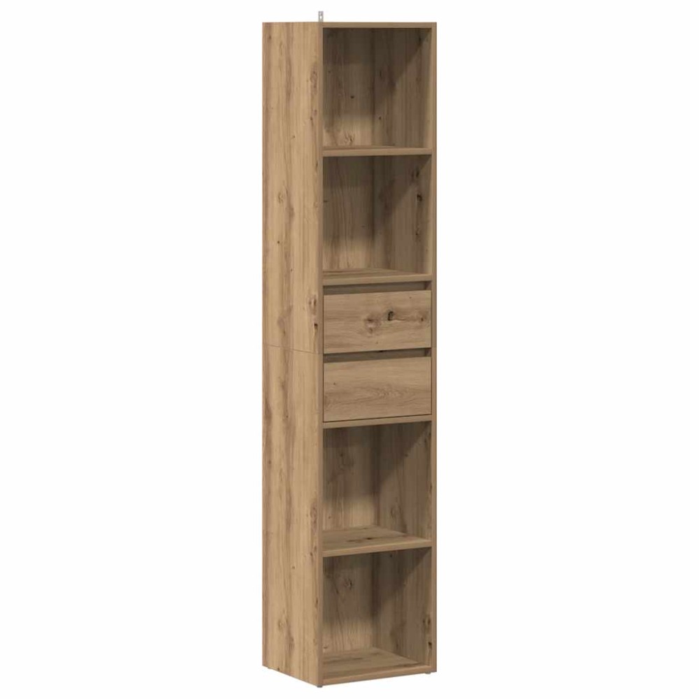 vidaXL Ντουλάπι βιβλίων Artisan Oak 36x30x171 cm Κατασκευασμένο ξύλο