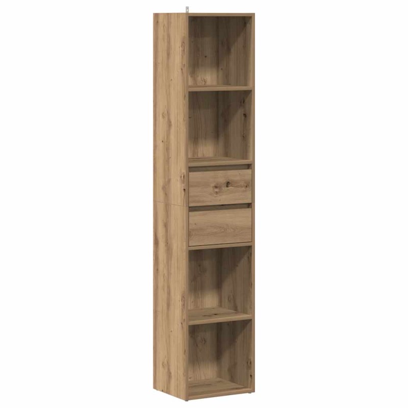 vidaXL Ντουλάπι βιβλίων Artisan Oak 36x30x171 cm Κατασκευασμένο ξύλο
