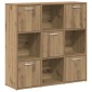 vidaXL Βιβλιοθήκη Τεχνίτης Δρυς 90x28x90 εκ. Επεξεργασμένο Ξύλο