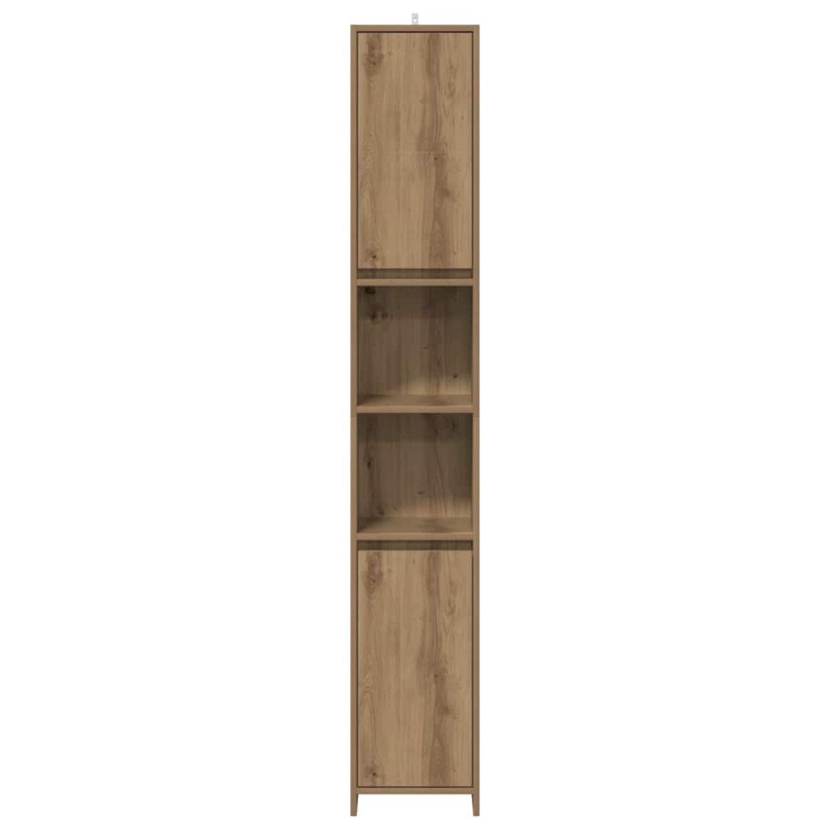 vidaXL Στήλη Μπάνιου Τεχνίτης Δρυς 30x30x183,5 εκ. Επεξεργασμένο Ξύλο