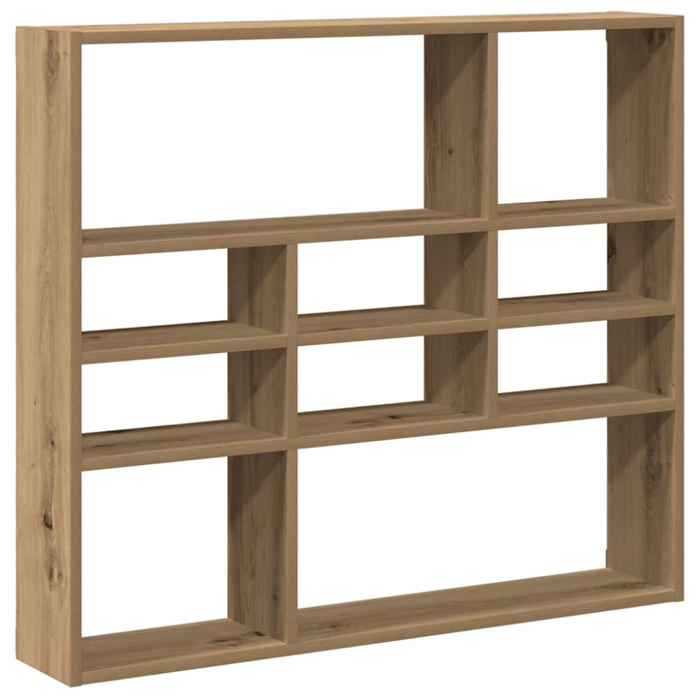vidaXL Ράφι τοίχου Artisan Oak 90x16x78 cm Κατασκευασμένο ξύλο