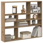 vidaXL Ράφι τοίχου Artisan Oak 90x16x78 cm Κατασκευασμένο ξύλο