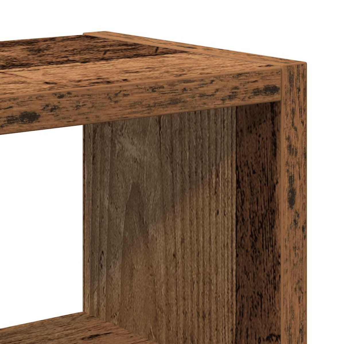vidaXL Ραφιέρα Τοίχου Όψη Παλαιού Ξύλου 45x16x45 εκ. από Επεξ. Ξύλο
