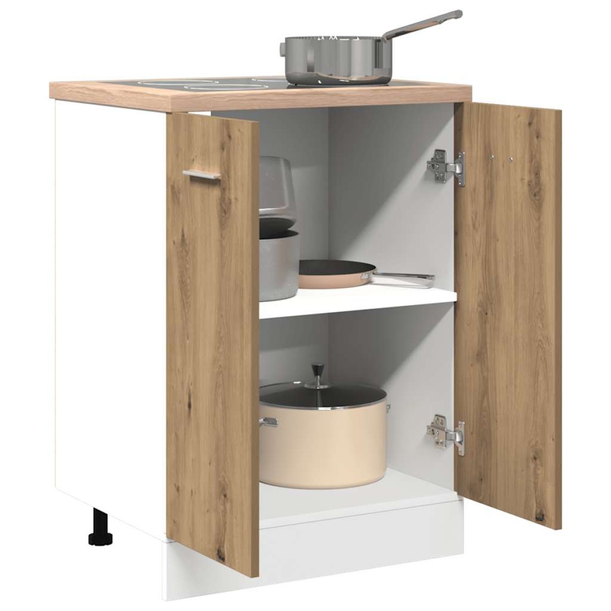 vidaXL Ντουλάπι "Lyon" από Τεχνητό Δρυ 60x46x81,5 εκ. από Τεχνητό Ξύλο