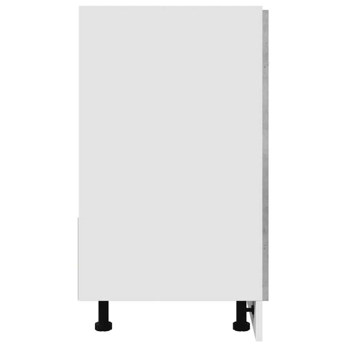 vidaXL Ντουλάπι Νιπτήρα "Lyon" Γκρι Σκυρόδεμα 80x46x81,5 εκ. από Τεχνητό Ξύλο