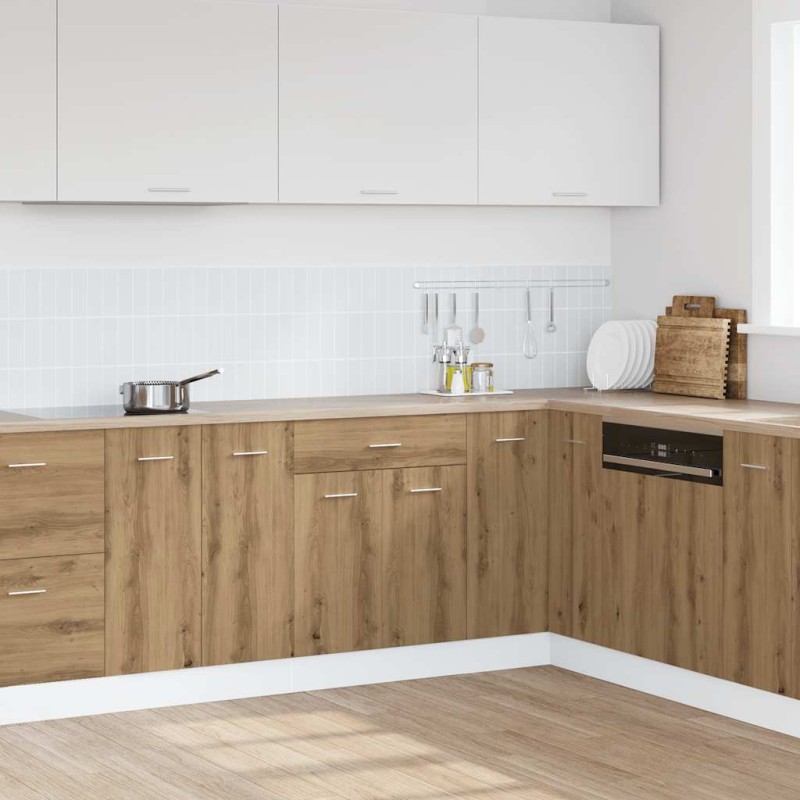 vidaXL Ντουλάπι με Συρτάρια "Lyon" από Τεχνητό Δρυς 60x46x81,5 εκ. από Τεχνητό Ξύλο