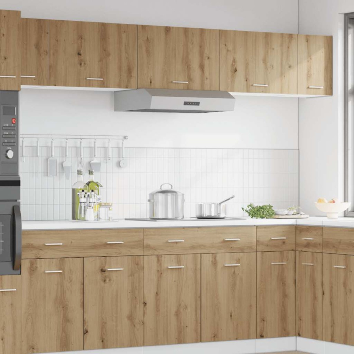 vidaXL Κρεμαστό Ντουλάπι "Lyon" από Τεχνητό Δρυ 60x31x40 εκ. από Τεχνητό Ξύλο
