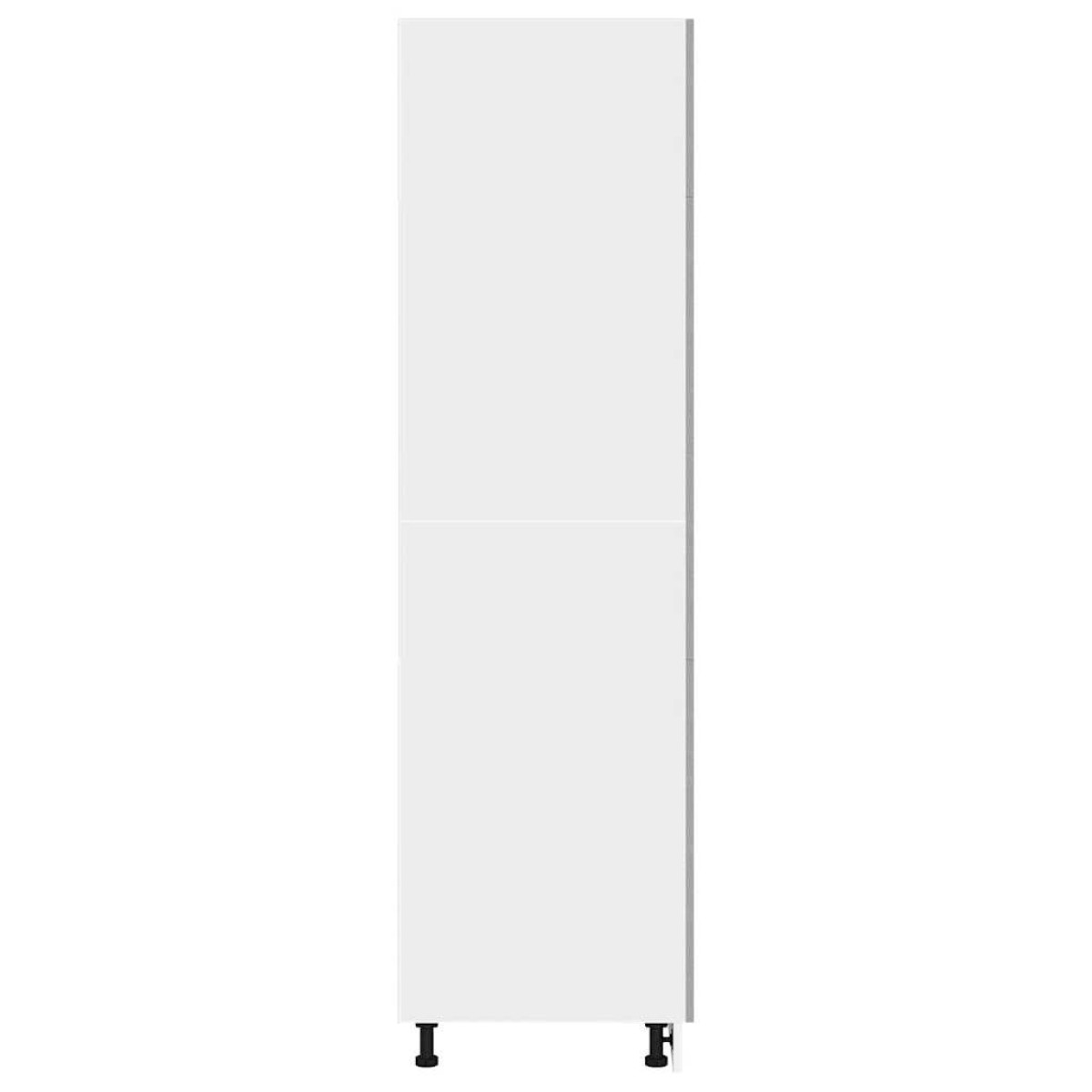 vidaXL Ντουλάπι Ψυγείου "Lyon" Γκρι Σκυρόδεμα 60x57x207 εκ. από Τεχνητό Ξύλο