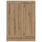 vidaXL Βιβλιοθήκη Artisan Δρυς 82,5x30,5x115 εκ. Επεξεργασμένο Ξύλο