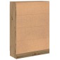vidaXL Βιβλιοθήκη Artisan Δρυς 82,5x30,5x115 εκ. Επεξεργασμένο Ξύλο