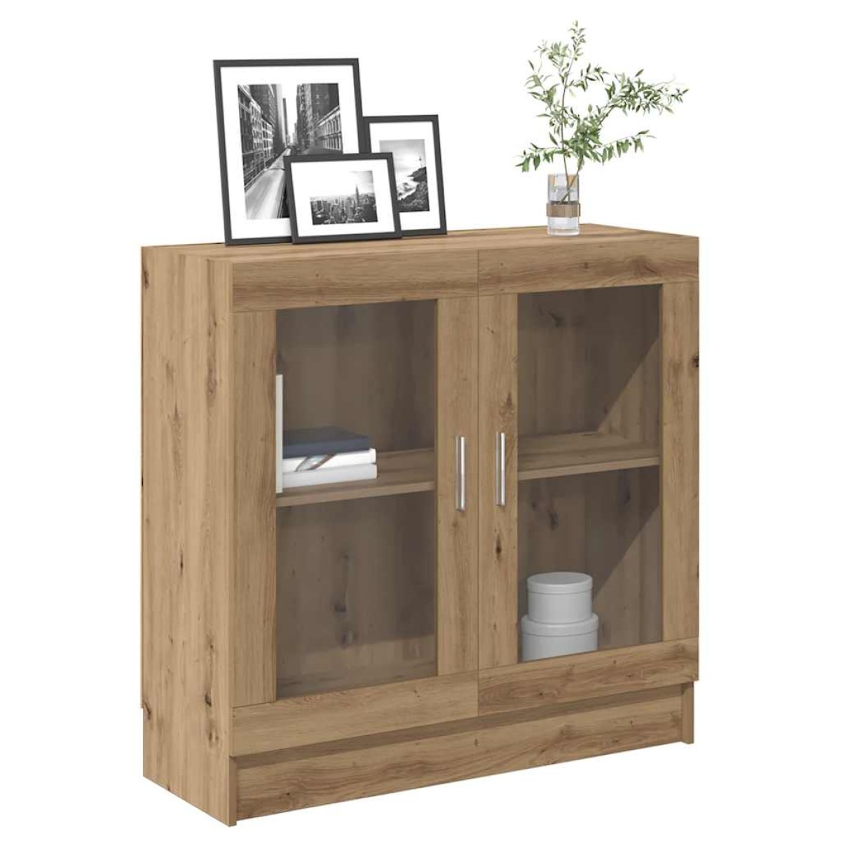 vidaXL Βιβλιοθήκη Artisan Δρυς 82,5x30,5x80 εκ. Επεξεργασμένο Ξύλο