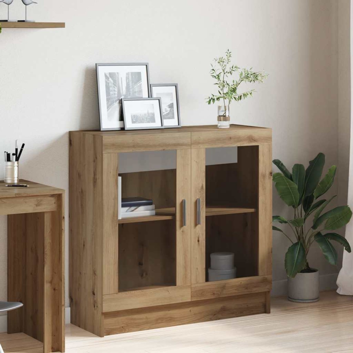 vidaXL Βιβλιοθήκη Artisan Δρυς 82,5x30,5x80 εκ. Επεξεργασμένο Ξύλο