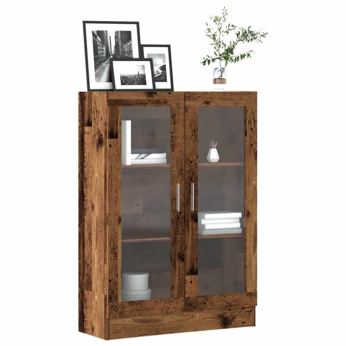 vidaXL Βιβλιοθήκη Παλαιό Ξύλο 82,5 x 30,5 x 115 εκ. Επεξ. Ξύλο