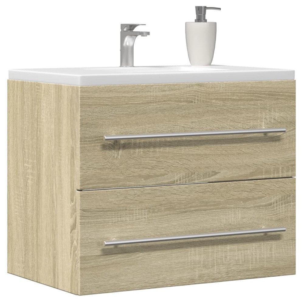 vidaXL Ντουλάπι Νιπτήρα Sonoma Δρυς 60 x 38,5 x 48 εκ. από Επεξ. Ξύλο