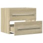 vidaXL Ντουλάπι Νιπτήρα Sonoma Δρυς 60 x 38,5 x 48 εκ. από Επεξ. Ξύλο