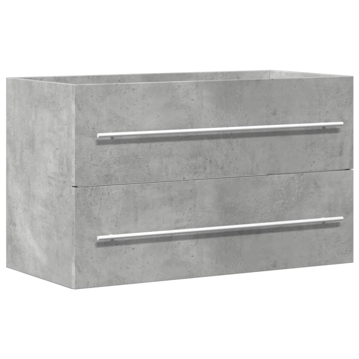 vidaXL Ντουλάπι Νιπτήρα Γκρι σκυροδέματος 80x38,5x48εκ Επεξεργασμένο Ξύλο