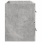 vidaXL Ντουλάπι Νιπτήρα Γκρι σκυροδέματος 80x38,5x48εκ Επεξεργασμένο Ξύλο
