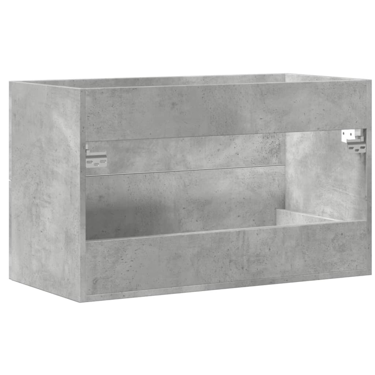 vidaXL Ντουλάπι Νιπτήρα Γκρι σκυροδέματος 80x38,5x48εκ Επεξεργασμένο Ξύλο