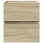 vidaXL Ντουλάπι Νιπτήρα Sonoma Δρυς 41x38,5x45 εκ. Επεξεργασμένο Ξύλο