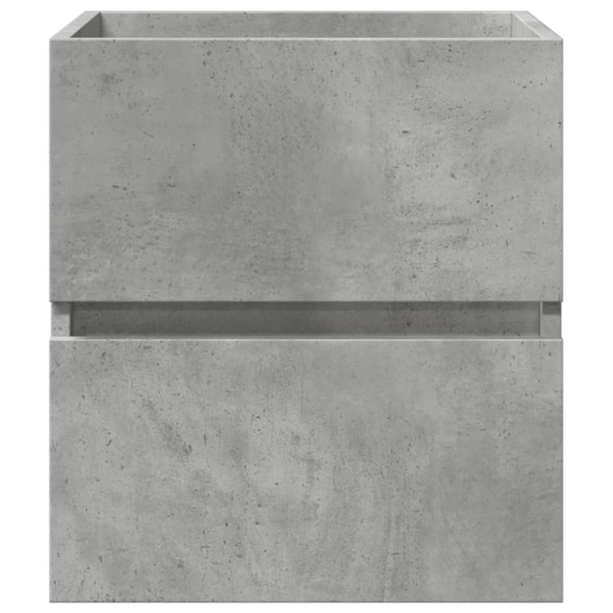 vidaXL Ντουλάπι Νιπτήρα Γκρι Σκυροδ. 41x38,5x45 εκ. Επεξεργασμένο Ξύλο