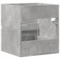 vidaXL Ντουλάπι Νιπτήρα Γκρι Σκυροδ. 41x38,5x45 εκ. Επεξεργασμένο Ξύλο
