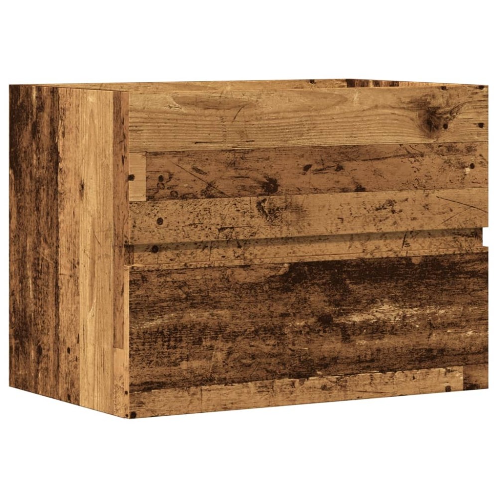 vidaXL Ντουλάπι Μπάνιου Παλαιό Ξύλο 60x38,5x45 εκ. Επεξεργασμένο Ξύλο